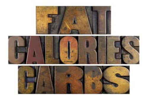 fat calories carbs