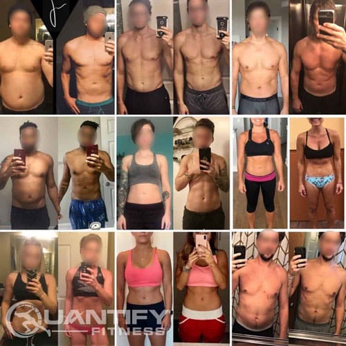 quantify fitness results